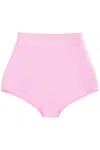 Maison Margiela High Waisted Briefs In Latex In Pink
