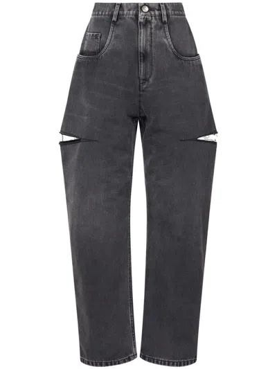 MAISON MARGIELA MAISON MARGIELA HIGH-WAISTED TAPERED JEANS