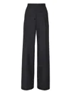 Maison Margiela High-waisted Trousers In Black