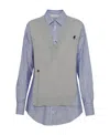 Maison Margiela Holy Trinity' Shirt And Jumper In Blue