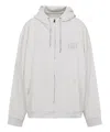 Maison Margiela Numerical Logo Hooded Sweatshirt In White