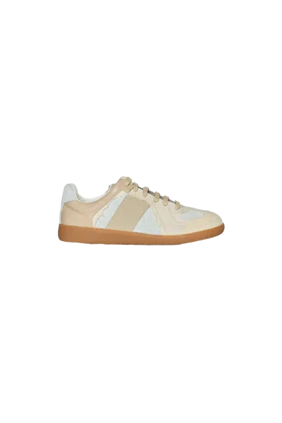Maison Margiela Inside Out Low Top Replica Sneaker In Beige In Grey