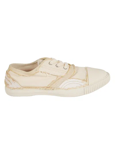 Maison Margiela Inside Out Low-top Sneakers In Natural