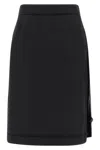 Maison Margiela Inside-up Skirt Skirts Multicolor In Black