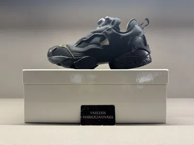Pre-owned Maison Margiela Instapumb Fury  Memory Of Black Shoes