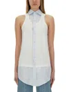 Maison Margiela Women's Inverted Shirt In White