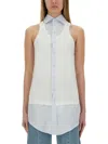 Maison Margiela Women's Inverted Shirt In White