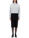 Maison Margiela Striped Dress-shirt Featuring Button Detail In Multicolour