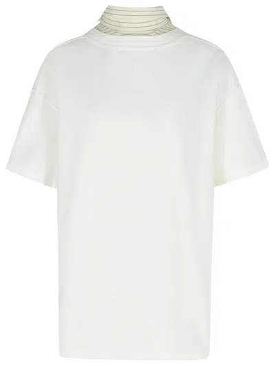 MAISON MARGIELA INVERTED WHITE COTTON SHIRT