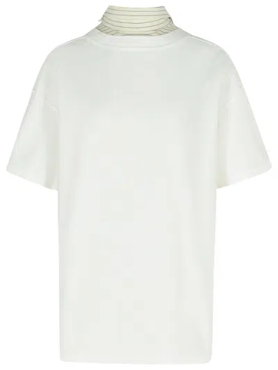 Maison Margiela Inverted White Cotton Shirt Women