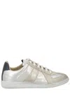Maison Margiela "iridescent Replica" Sneaker In Silver