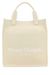 Maison Margiela Ivory Canvas Shopping Bag In Neutral