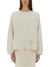 Maison Margiela Logo Print Crew Neck Shirt