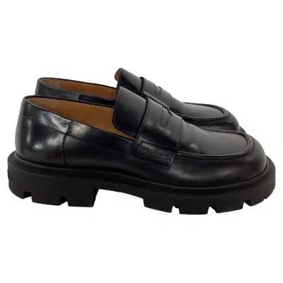 Maison Margiela Ivy Loafers In Black Leather