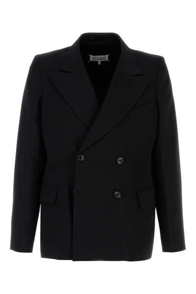 MAISON MARGIELA MAISON MARGIELA BLACK WOOL BLAZER