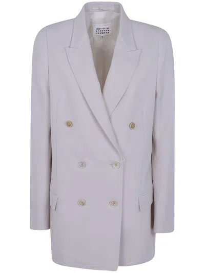 Maison Margiela Jacket Double Breasted "" In Beige