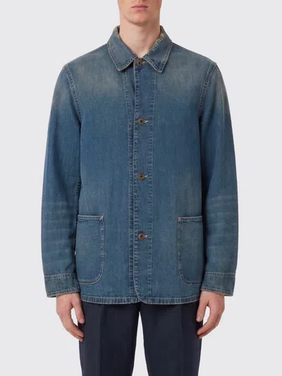 Maison Margiela Jacket Men  In Blue