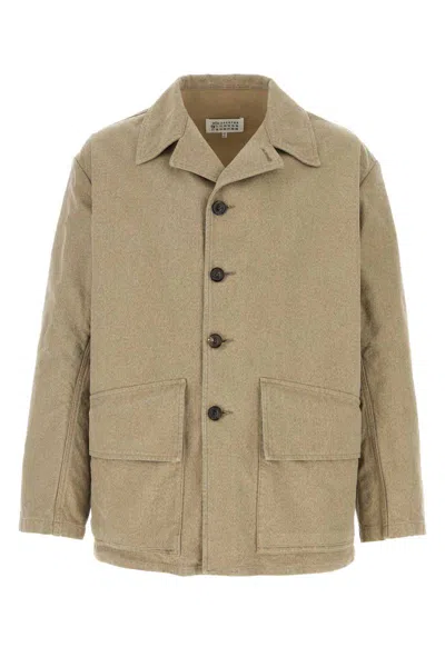 Maison Margiela Jackets And Vests In Nude