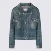 Maison Margiela Jackets Blue And Green In Blue
