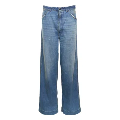 Maison Margiela Japanese Denim Pants In Blue