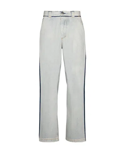 Maison Margiela Japanese Denim Straight-leg Jeans In Blue