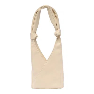 Maison Margiela Japanese Knotted Handbag In White