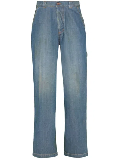Maison Margiela Pants 5 Pockets In Blue