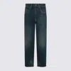 Maison Margiela Jeans Blue And Green In Blue