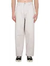 Maison Margiela Man Denim Pants Light Grey Size 26 Cotton In White