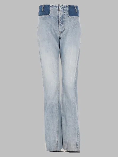 Maison Margiela Jeans Con Dettagli A Contrasto In Blue