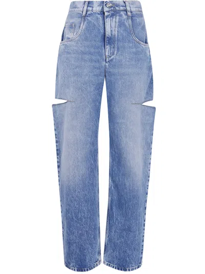Maison Margiela Jeans Cutout "s51la0051.s30513" In Blue