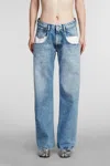 Maison Margiela Bootcut Denim Trousers With Five Pockets In Denim