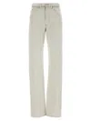 Maison Margiela Elevated Denim Straight-leg Jeans In Gray