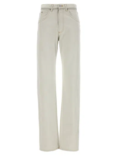 Maison Margiela Chalk Denim Jeans In White