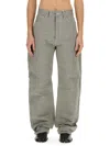 Maison Margiela Denim Jeans With Wide Leg And Pockets In Gray