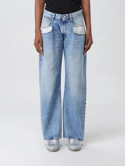 Maison Margiela Jeans  Woman Color Blue