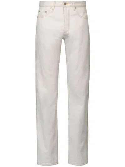 Maison Margiela Straight-leg Mid-rise Jeans In Neutrals
