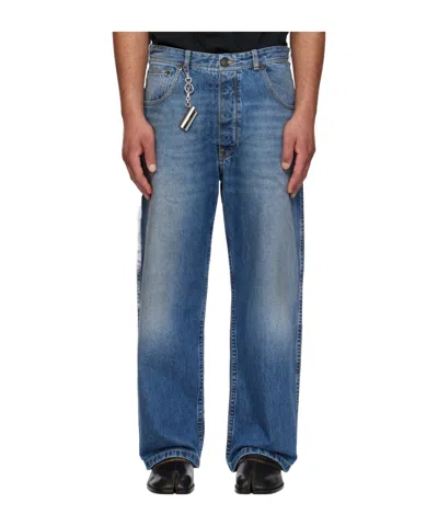 Maison Margiela Jeans With Belt Loops In Black