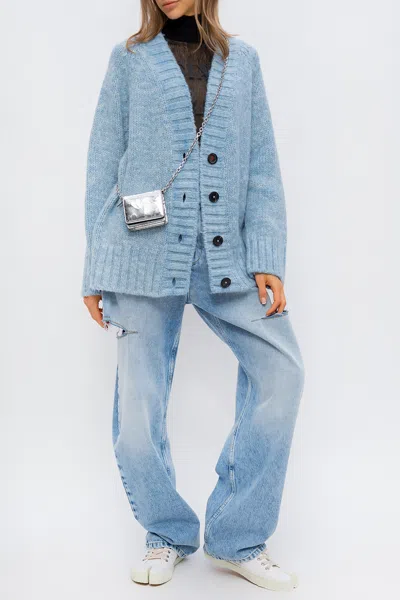 Maison Margiela Jeans With Cut-outs In Light Blue
