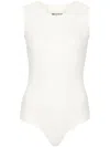 Maison Margiela Jersey Bodysuit In Neutrals