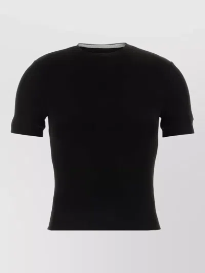 Maison Margiela Fusion Jersey T-shirt In Black