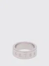 Maison Margiela Engraved Number Reference Ring In Orange