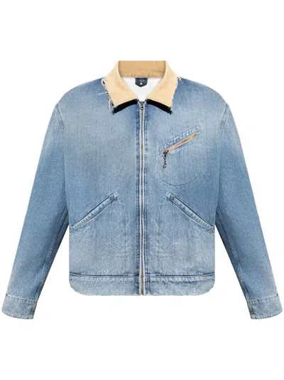 Maison Margiela Women's Denim Jacket In Blue