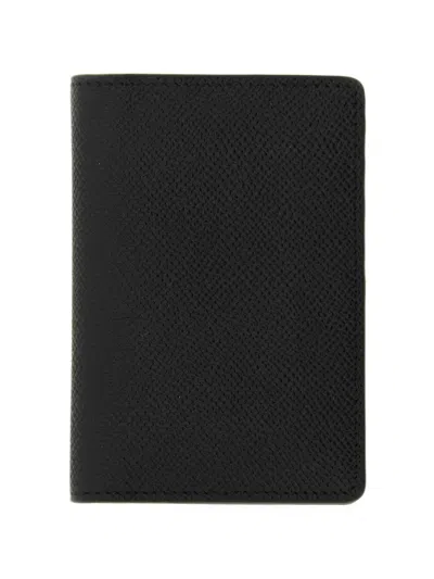 Maison Margiela Four-stitch Bi-fold Cardholder In Black