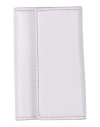 Maison Margiela Key Ring Lilac Size - Leather In Purple
