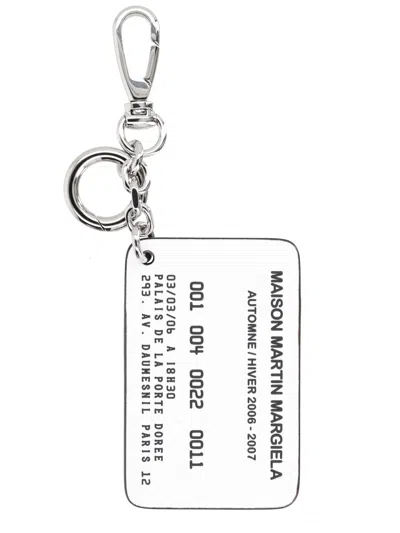 Maison Margiela Keychain "cardholder" In White