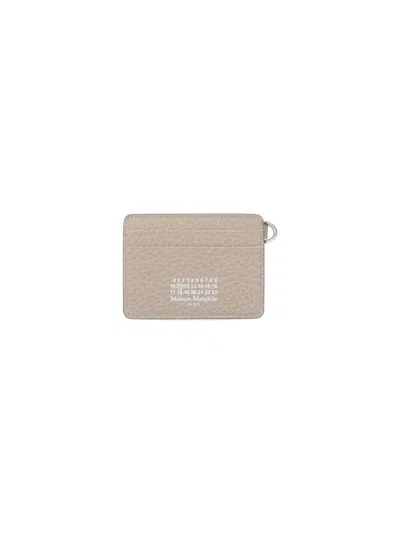 Maison Margiela Keyring In Beige