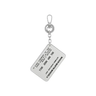Pre-owned Maison Margiela Keyring Card 'black' | Men's Size Onesize