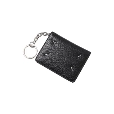 Pre-owned Maison Margiela Keyring Card Wallet 'black' | Men's Size Onesize