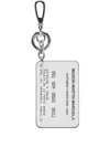 Maison Margiela Keyring Card In Yellow